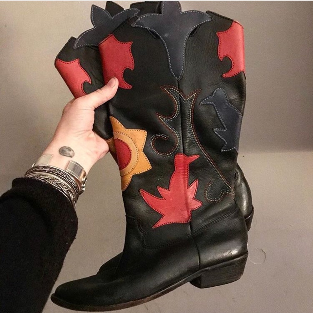 1980’s Abstrax cowboy boots